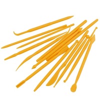 Outils de sculpture en argile ultra-légers de 14 pièces gaufrage sculpture à la main bricolage ensemble d'outils en argile molle pour fournitures d'art