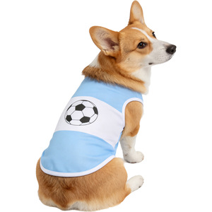 Maillot de football pour chien, pour chiens de petites et moyennes races, respirant, toutes saisons, style sportif - Product Image 1