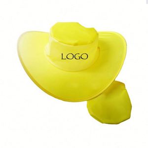 Chapeau de cowboy pliable en nylon personnalisé avec logo promotionnel pour les événements sur le thème western - Product Image 1