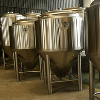Réservoir de refroidissement conique pour fermentage, 50 l, 800L, en acier inoxydable 304, pour bière