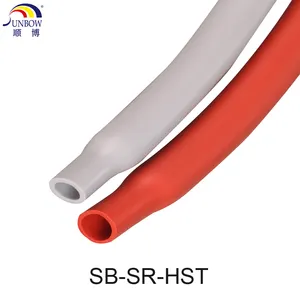 Tubo termoretraibile fornitura di fabbrica tubo termoretraibile in gomma siliconica di vendita calda