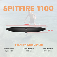 Nouvelle aile avant en carbone Spitfire 1100 pour hydrofoil 2026, capable de naviguer dans les vagues ou sur l'eau plate, pour SUP, Winging, Wake, Downwind, Pumping