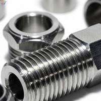 Pièces en acier inoxydable usinées avec précision sur commande CNC, tournage, fraisage, raccords filetés, fabricant OEM ODM