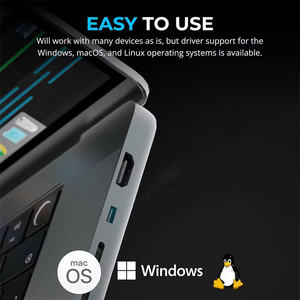 USB to 2.5bps Ethernet <strong>Adapter</strong> Type C Thunderbolt4/3 to RJ45 Network Card Compatible for <strong>NAS</strong> Macbook Pro Windows11 PC Gaming - Product Image 3