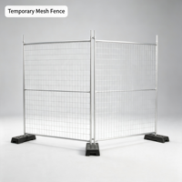 Clôture temporaire en acier galvanisé de style canadien 6 pieds x 10 pieds, clôture de sécurité robuste, clôture pour chevaux, clôture 3D pour chantier et événements