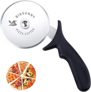 Taglia <span class=keywords><strong>Pizza</strong></span>, ruota taglia <span class=keywords><strong>Pizza</strong></span> in acciaio inox, con affettatrice <span class=keywords><strong>Pizza</strong></span> Super affilata Dia 4 pollici (10cm) - Product Image 1