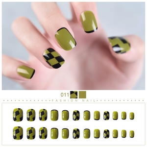 KADS 24 Uñas Postizas Francesas de Cobertura Completa, Acrílicas, Reutilizables, Cortas, Medianas, Cuadradas, Artificiales, para Manicura Diaria DIY - Product Image 2