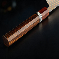 Couteau Kiritsuke en acier damas cuivré fait main XITUO, couteau de chef japonais tranchant adapté à la cuisine domestique, manche ergonomique