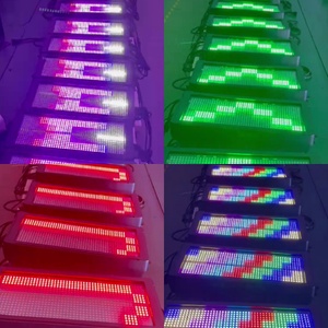 Lumière stroboscopique étanche IP68 RGBW <span class=keywords><strong>Led</strong></span> Stroboscope 48 + 12 Lumière pour les douches de fête DJ en plein air - Product Image 6