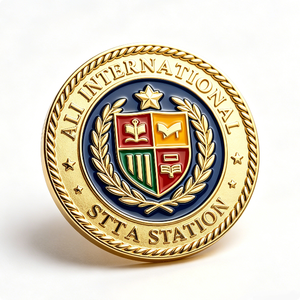 Moneda Conmemorativa Personalizada de Aleación de Zinc con Esmalte Suave y Temática Musical para Aniversario - Product Image 1