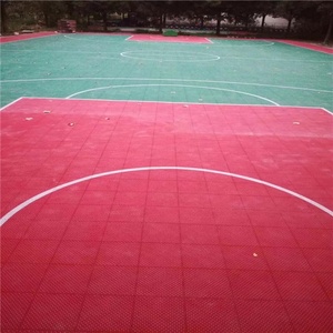Revêtement de sol sportif modulaire approuvé par l'ITF pour les compétitions scolaires et les clubs, dalles de sol pour terrains de tennis - Product Image 6