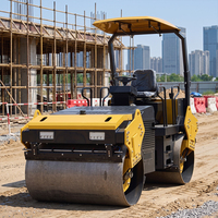 Compacteur routier de 4 tonnes certifié CE, fabriqué en Chine, pour le compactage du béton et de l'asphalte