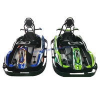 Go-Kart Eléctrico Chino con Motor de 4 Tiempos y 500W, Batería de Litio de 36V45AH, Velocidad Ajustable, Vehículo para Adultos