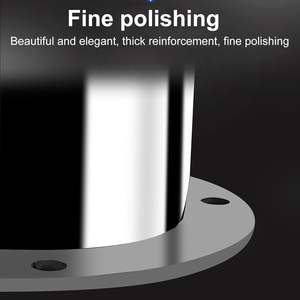 عمود أمان LHXLSH من الفولاذ المقاوم للصدأ حاجز لمواقف السيارات مع أشرطة عاكسة قابلة للإزالة للمناطق الحساسة للحركة المرورية - Product Image 2