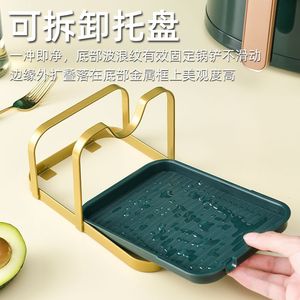 Support pour couvercles de casseroles de cuisine, étagère de rangement pour comptoir, support mural pour couvercles de casseroles, nouveau style - Product Image 2
