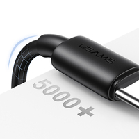 USAMS SJ711 Kabel Data Pengisian Daya USB-C ke USB-C 60W 1m PD Kabel USB Pengisian Cepat Kabel Data