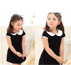 Ropa Infantil al por Mayor, Vestido de Encaje de Manga Corta para Niñas, de un Fabricante Chino - Product Image 2
