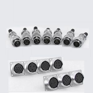 Conector de Aviación WS24, Enchufe y Tomacorriente de 2/3/4/9/10/12/19 Pines, Conector Eléctrico Cuadrado Macho y Hembra para Maquinaria Industrial - Product Image 1