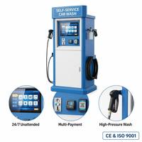 Distributeur automatique commercial extérieur intelligent OEM IoT Cloud avec contrôle à distance, 24h/24 sans surveillance, pour nettoyage en place à haute pression par mousse, en libre-service
