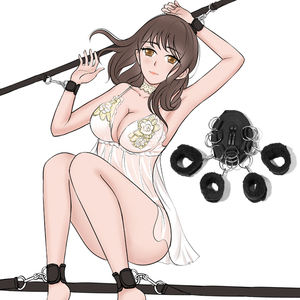 Ensemble de Contrainte de Bondage Ajustable Sous le Matelas avec Poignets et Sangles en Cuir PU Doux pour Jeux de Couple et Débutants en BDSM - Product Image 3