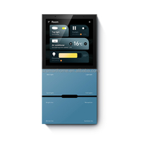 Amplificador de pared para el Hogar Inteligente de 4 pulgadas WiFi Tuya Zigbee Android USB eléctrico Reino Unido para el hogar música de fondo dispositivos inteligentes para el hogar