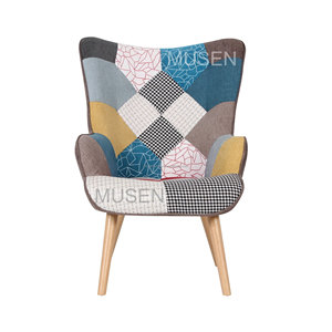Sillas <span class=keywords><strong>Kd</strong></span> de estilo europeo de retales, muebles para sala de estar, sillón tradicional - Product Image 4