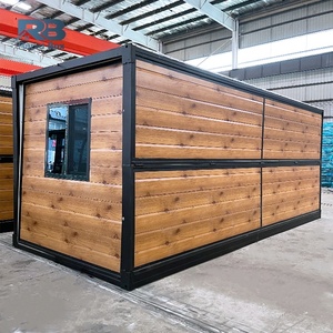 20ft Luxury Tiny House 2 Mobile Home Prefab hotel shop Office Building Prefabricated X Foldable Folding <b>Container</b> House - Product Image 4