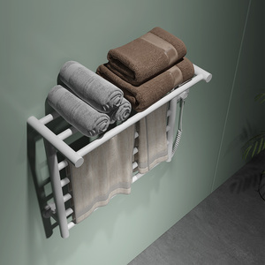 <span class=keywords><strong>Toallero</strong></span> eléctrico inteligente de diseño moderno para baño, almacenamiento de secado sin perforaciones, Calefacción Eficiente para hoteles - Product Image 6
