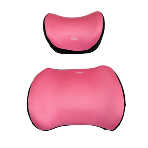 BNG Soft Memory Foam Car Headrest and <b>Lumbar</b> <b>Cushion</b> Set with Neck and Back <b>Support</b> for Universal Car Seats - Product Image 4