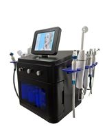 Appareil de beauté pour le visage 2-en-1 en matériau ABS, microdermabrasion, hydrodermabrasion, machine faciale Hydra, Hydrafacy
