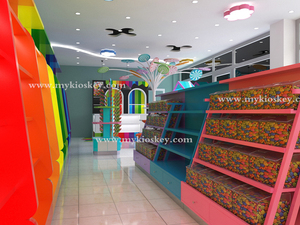 Tienda de dulces, muebles de diseño interior, estantes de dulces - Product Image 2