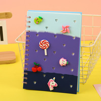 Funda de Silicona para Cuaderno con Dijes Personalizables, Cuaderno Espiral A5 para Niños, Regreso a Clases