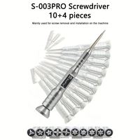 S-003Pro Sofix 14in 1 Outil de réparation de téléphone portable de précision Jeu de tournevis Air Pro pour l'installation, le démontage et le retrait
