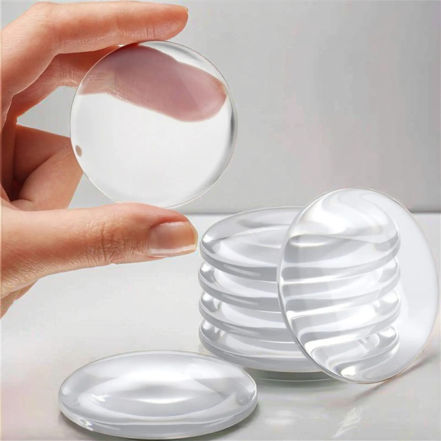 Transparent Silicone Door Stopper Anti-collision Pad Shock Absorbing Silent Door Bumper Protector for Home Entrance Door