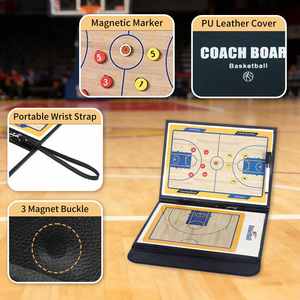 Kit de Portapapeles Magnético para Entrenadores 22 - Pizarra Portátil de Estrategia de Baloncesto con Hoja de Jugadas y Marcador, Venta al por Mayor para Entrenadores y Equipos - Product Image 3