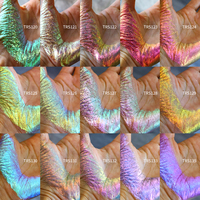 Jinrunli Multichrome Pigment Make-up Premium Multichrome Lidschattenpigment für Kosmetik, Loses Hypershift Glitzerpigmentpulver