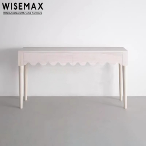 WISEMAX, muebles de dormitorio <span class=keywords><strong>Vintage</strong></span>, tocador de maquillaje de madera, <span class=keywords><strong>mesa</strong></span> de nogal ondulado, <span class=keywords><strong>mesa</strong></span> de consola de <span class=keywords><strong>TV</strong></span>, muebles de sala de estar - Product Image 6