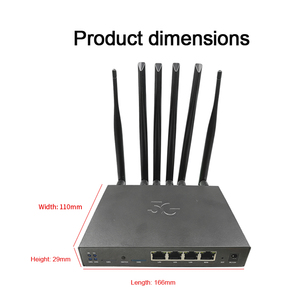 Router CPE OpenWRT AX3000 MTK7981B WIFI6 5G con Ranura para Tarjeta SIM, <span class=keywords><strong>4</strong></span> Puertos LAN, Router Inalámbrico Wifi, Punto de Acceso Móvil - Product Image 5