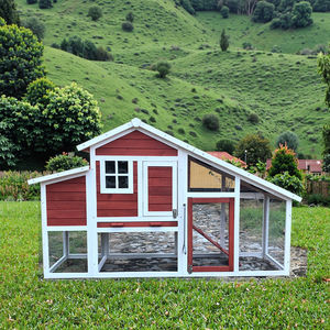 SDC032 Cages à poulets en bois massif écologiques personnalisées Extra Large <span class=keywords><strong>Poulailler</strong></span> <span class=keywords><strong>professionnel</strong></span> anti-pluie - Product Image 1