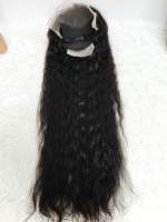 Promoción Letsfly: Pelucas de Cabello Humano Virgen 100% Natural, 13x4 con Frente de Encaje, 11A, 26-32 Pulgadas, Color 1B, 320 Gramos, Precio de Mayoreo: $185