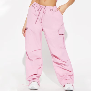 Vente en gros Streetwear personnalisé de haute qualité <span class=keywords><strong>pantalon</strong></span> de survêtement ample en polyester <span class=keywords><strong>grande</strong></span> <span class=keywords><strong>taille</strong></span> pour <span class=keywords><strong>femme</strong></span> à jambes larges - Product Image 5