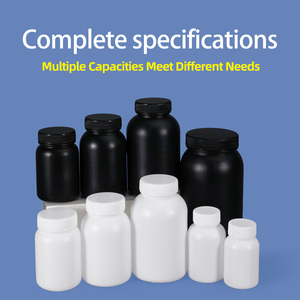 Botella Redonda de Plástico HDPE de Boca Ancha, Hermética, de 50 ml a 2 L, para <span class=keywords><strong>Polvo</strong></span>, Gránulos, Reactivos Químicos y Solventes Orgánicos - Product Image 4
