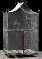 Décoration d'intérieur : Cage à oiseaux vintage en fil de fer, pour oiseaux de compagnie, décoration de mariage, décoration d'intérieur, vente en gros, présentation événementielle