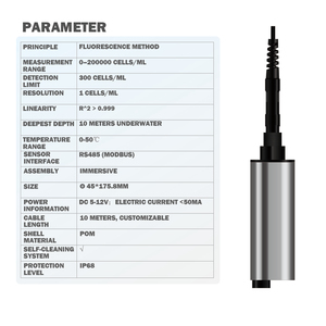 Sensor Digital de Algas Azul-Verdes MTW-B600, 1 Año de Garantía, Personalizable OEM, Límite de Detección de 0-200,000 Células/ml, Resolución 300 - Product Image 4