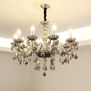 Lámpara Colgante de Cristal Dorado con Base para Bombilla E26, LED Blanco Cálido de 3500K, Altura Ajustable, Acero Inoxidable, Garantía de 5 Años - Product Image 6
