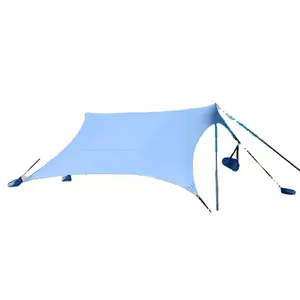Chất lượng cao trọng lượng nhẹ ngay lập tức pop-up bãi biển lều với bao cát Neo chốt Sun Shade làm bằng spandex vải bãi biển Tarp - Product Image 1