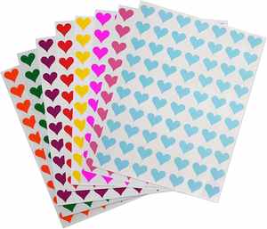 Custom Multi-purpose <b>Sticker</b> <b>Reward</b> Self Adhesive Creative <b>Stickers</b> Gift Decoration Heart Shape Handbook Decoration <b>Stickers</b> - Product Image 1