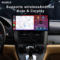 Lecteur DVD Android universel pour voiture de 12,3 pouces, panneau de navigation pour Honda CRV 2008-2011 avec faisceau de câblage