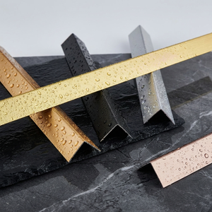 Bandes de finition en laiton <span class=keywords><strong>pour</strong></span> coins de meubles en aluminium, <span class=keywords><strong>pour</strong></span> la décoration des bords de miroirs, des cadres et des panneaux muraux - Product Image 3