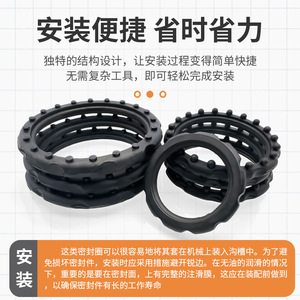Bague d'étanchéité pour cylindre 20 28 35 45, joint résistant à l'usure, joint d'étanchéité pour cylindre hydraulique - Product Image 5